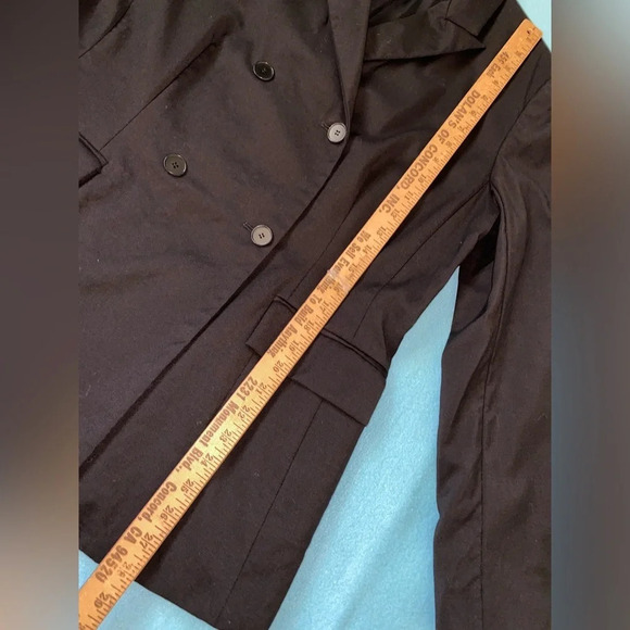 KATHERINE KELLY COLLECTION Wool double breasted long sleeve 2 pockets size 14 - Picture 6 of 7